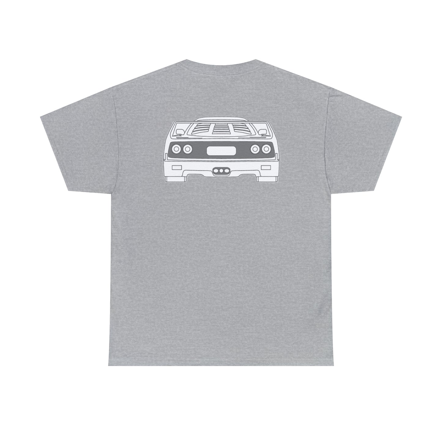 Ferrari F40 Graphics Front and Rear- Heavy Cotton