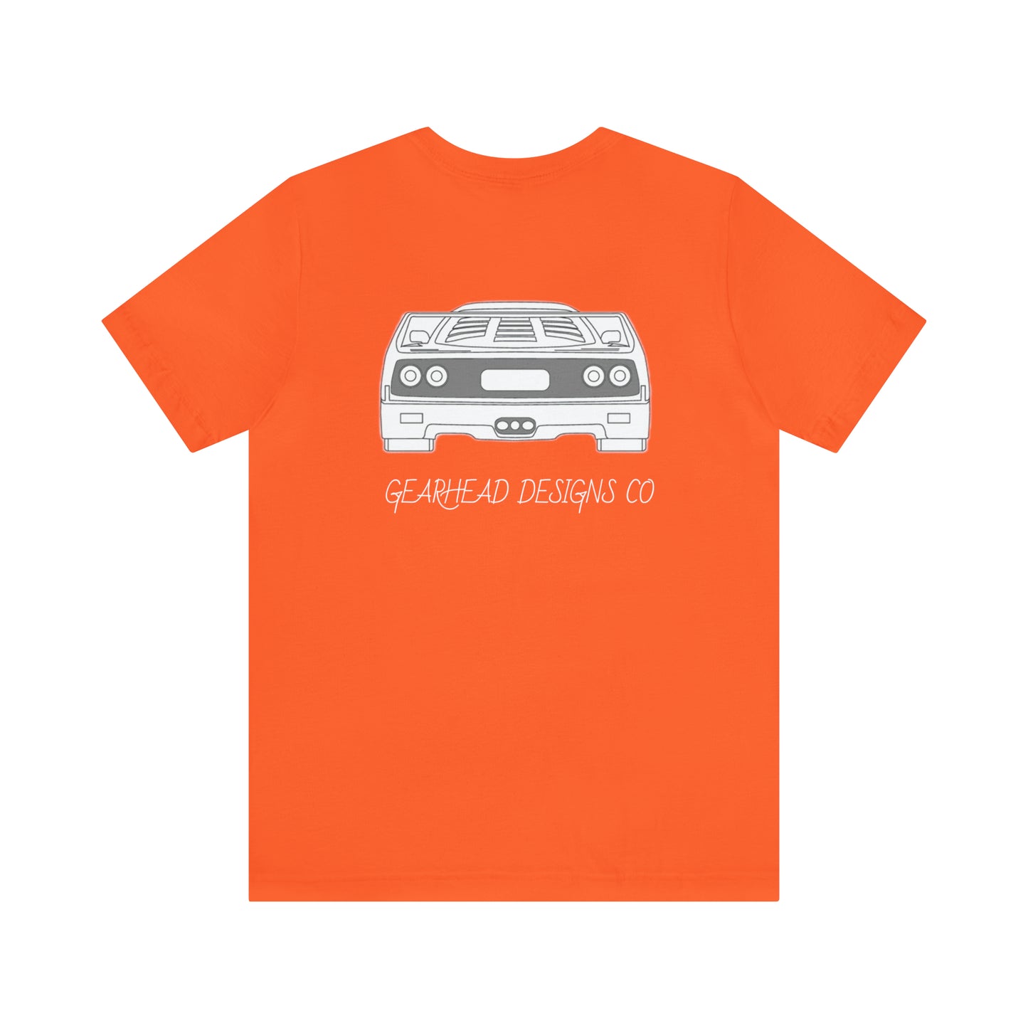 Ferrari F40 Front and Rear Bella+Canvas Tee