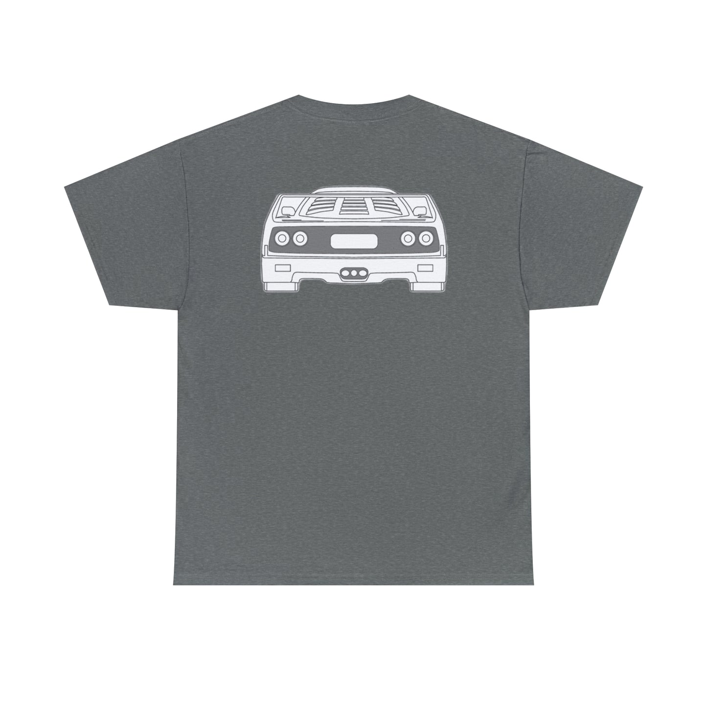 Ferrari F40 Graphics Front and Rear- Heavy Cotton