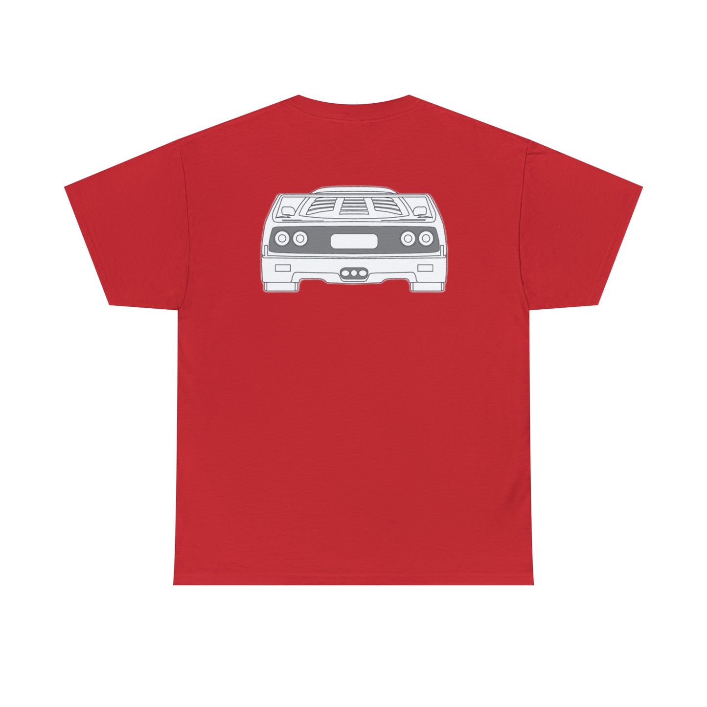 Ferrari F40 Graphics Front and Rear- Heavy Cotton