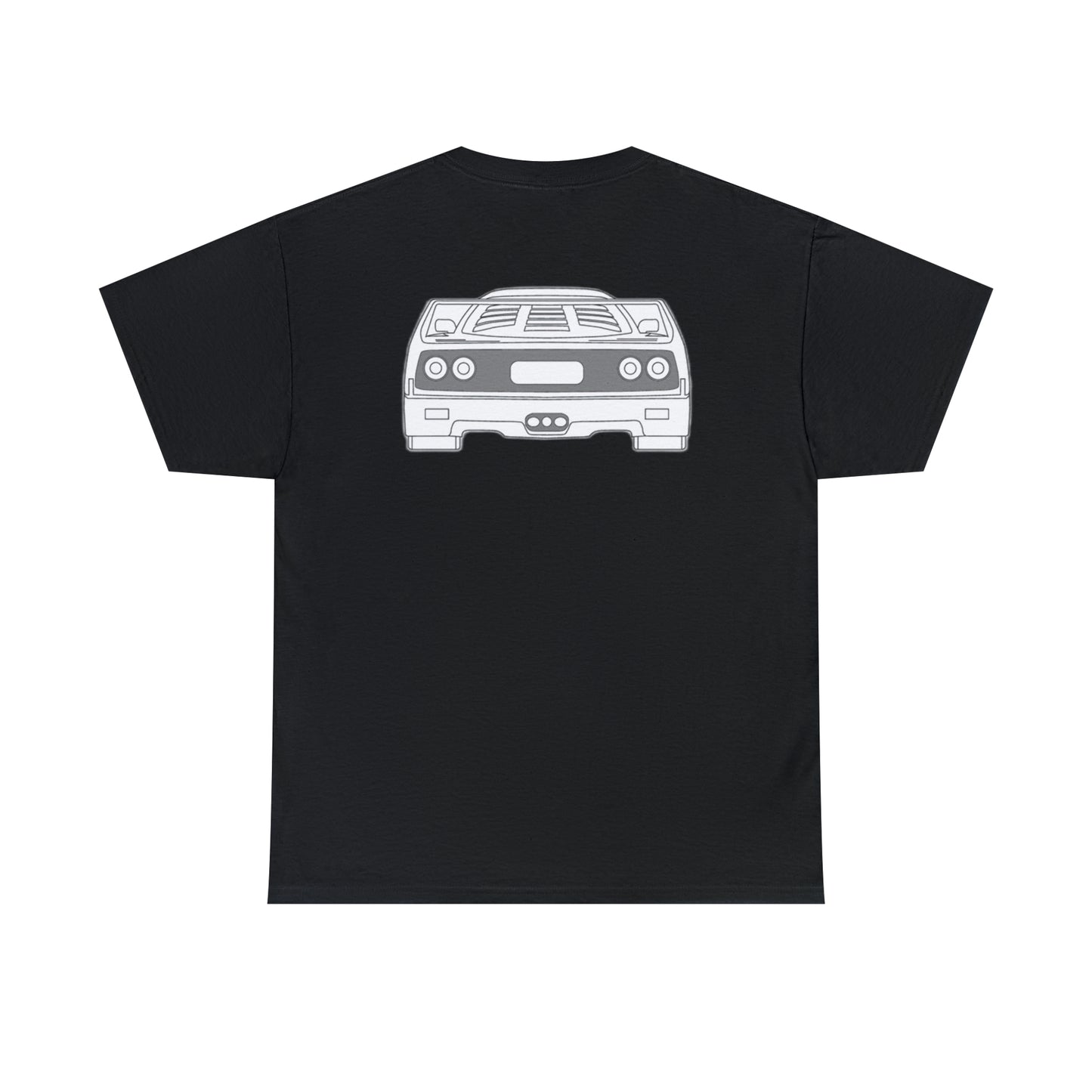 Ferrari F40 Graphics Front and Rear- Heavy Cotton