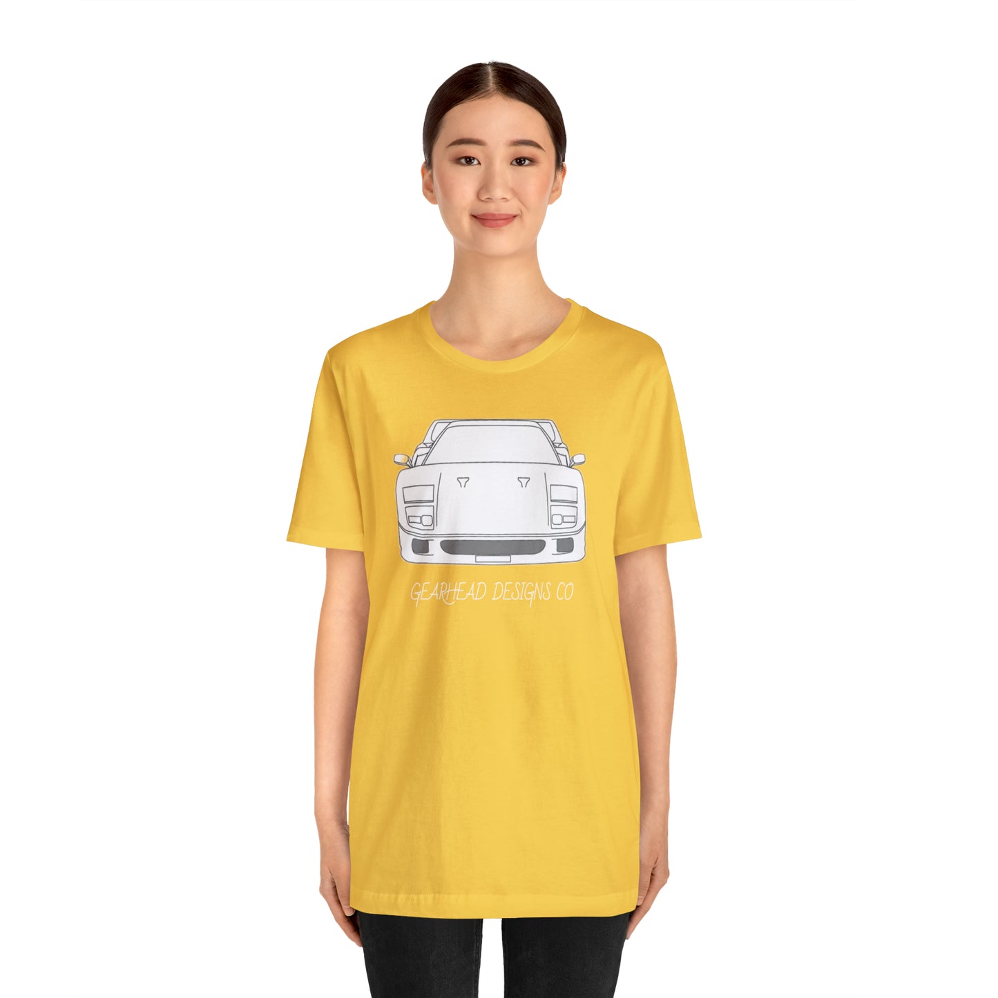 Ferrari F40 Front and Rear Bella+Canvas Tee