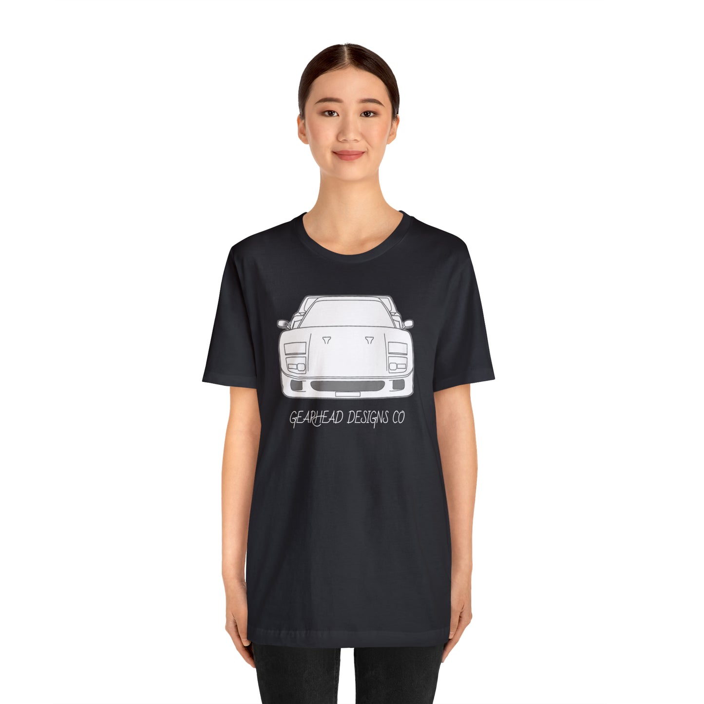 Ferrari F40 Front and Rear Bella+Canvas Tee