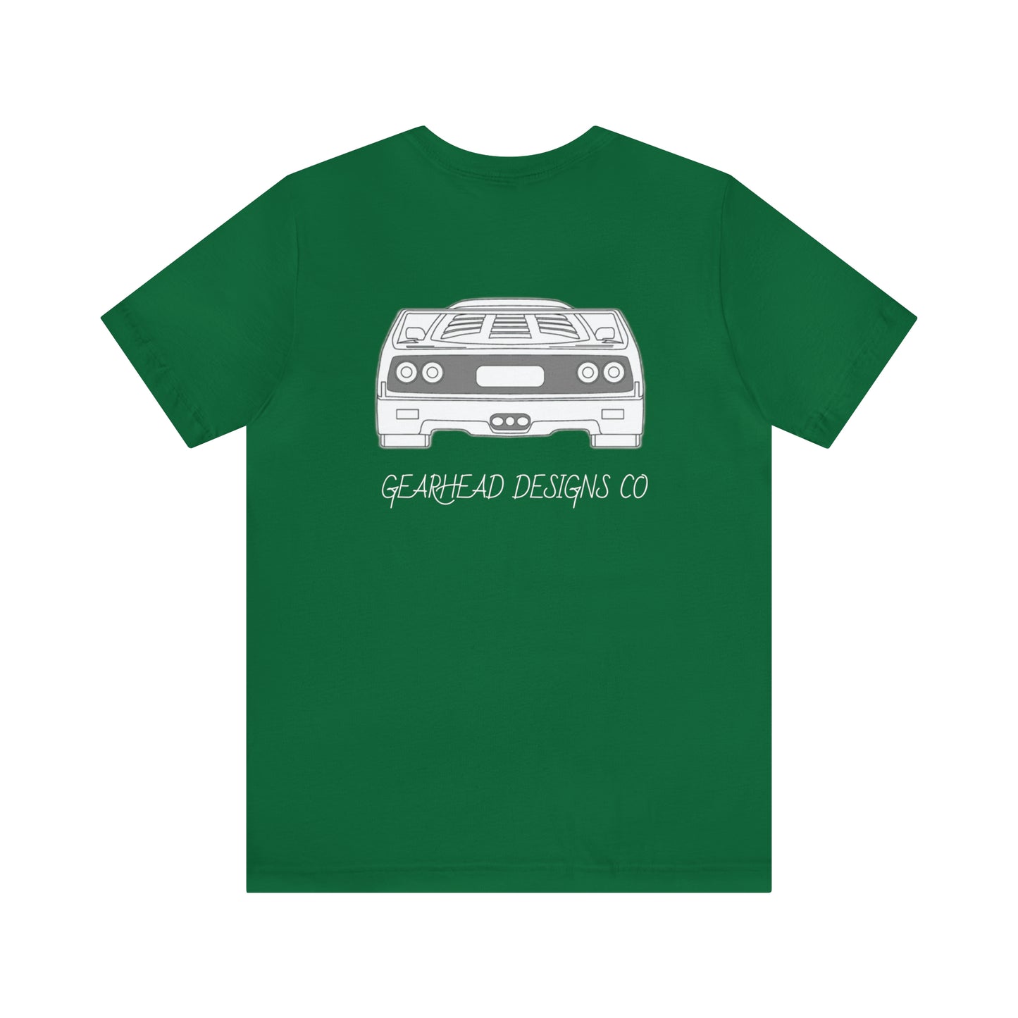 Ferrari F40 Front and Rear Bella+Canvas Tee