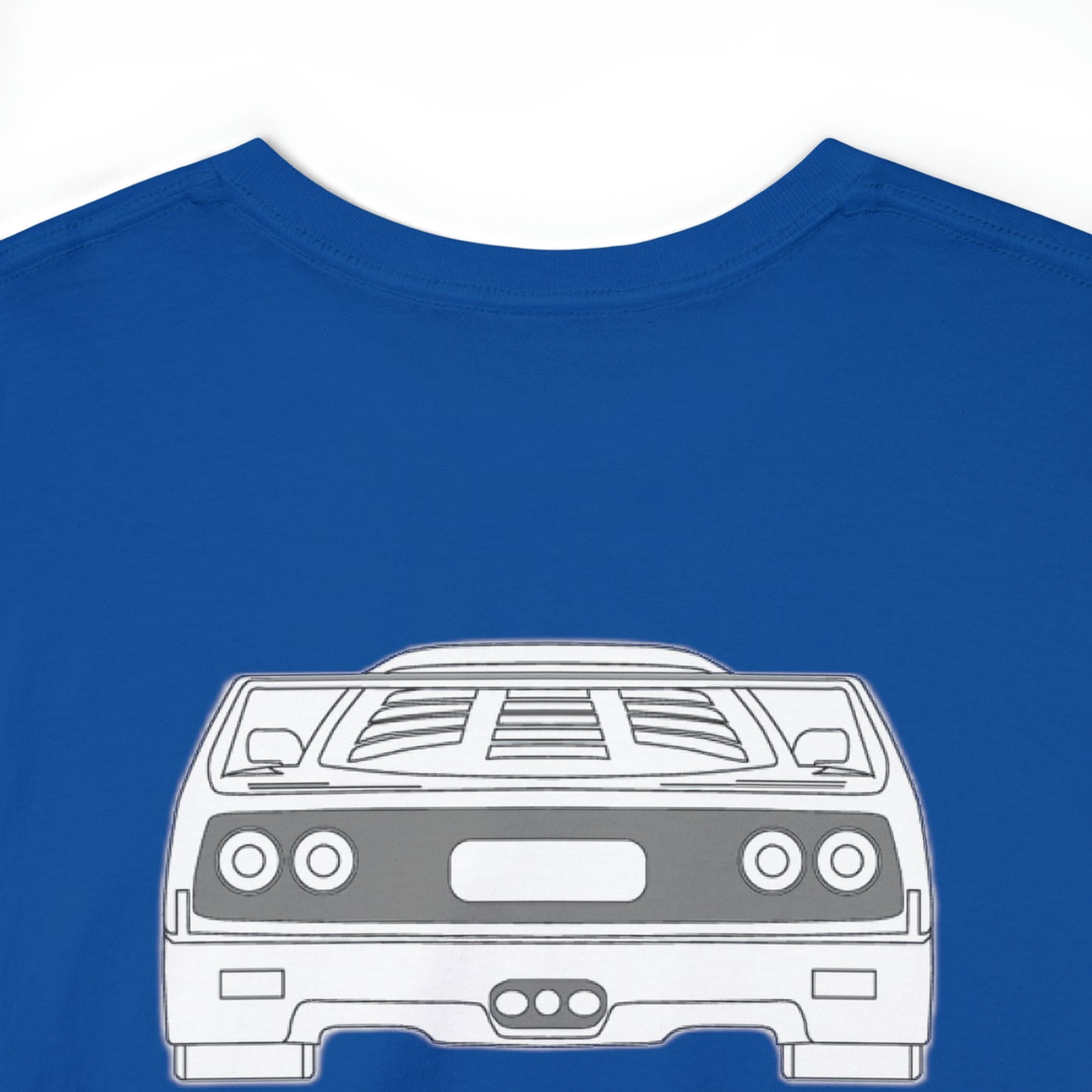 Ferrari F40 Graphics Front and Rear- Heavy Cotton