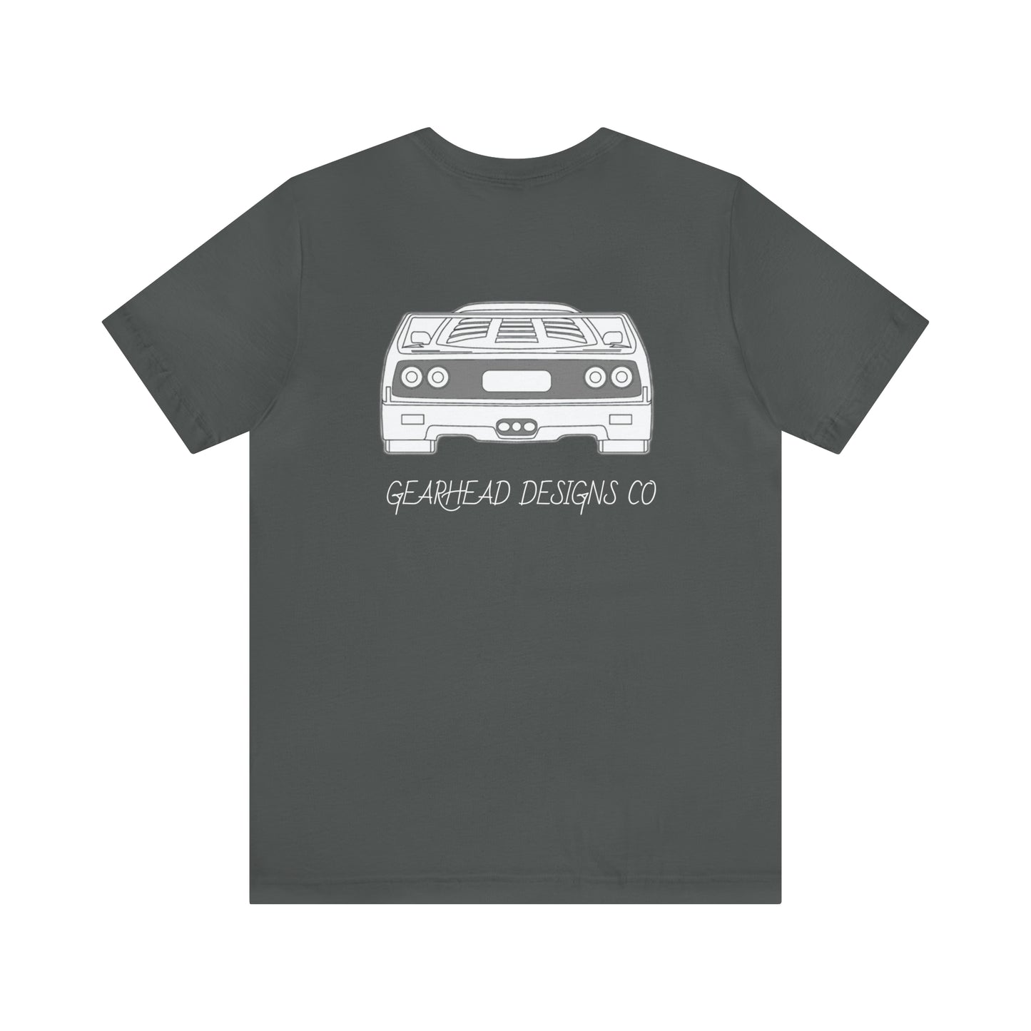 Ferrari F40 Front and Rear Bella+Canvas Tee