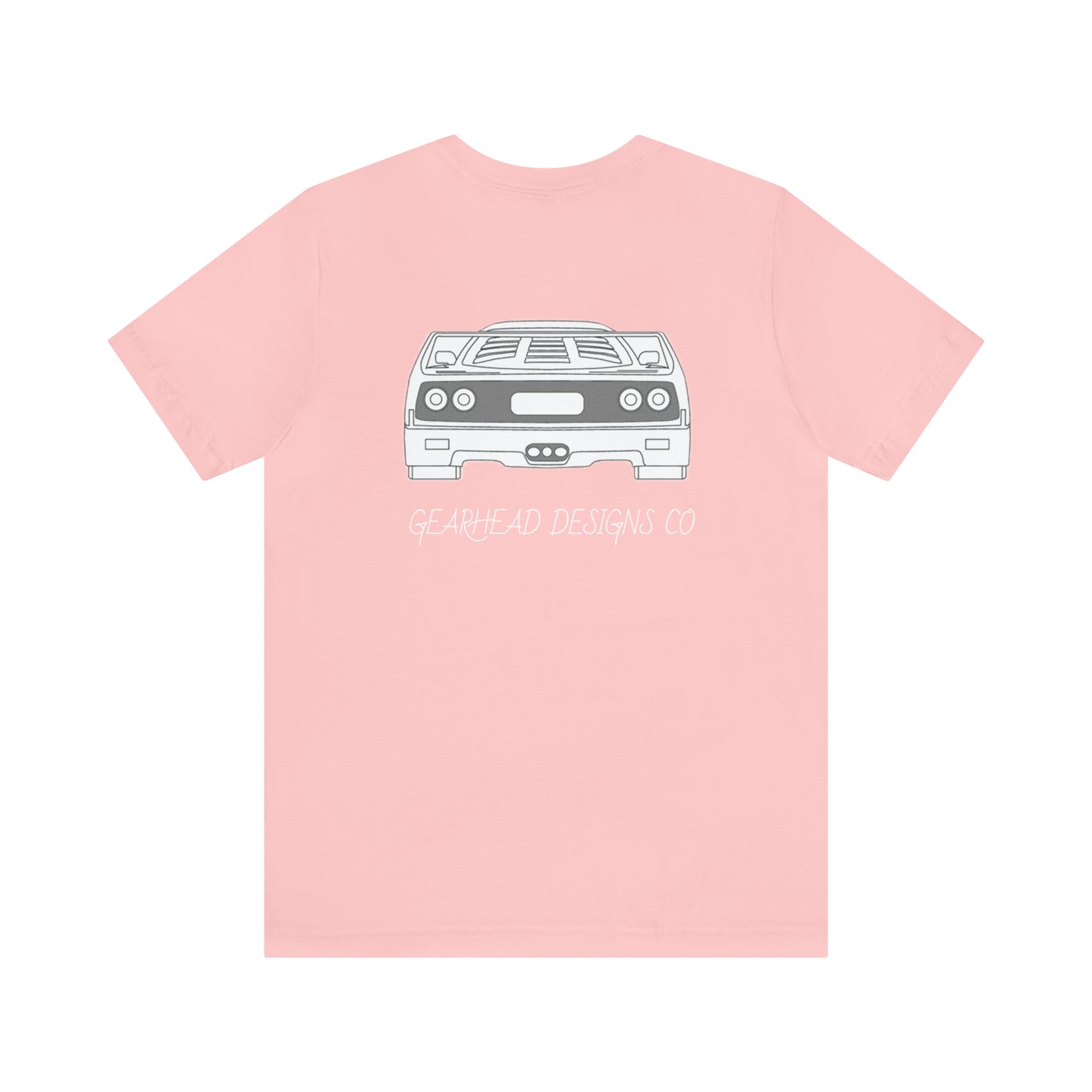 Ferrari F40 Front and Rear Bella+Canvas Tee